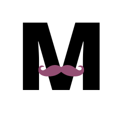 Mauve Moustache